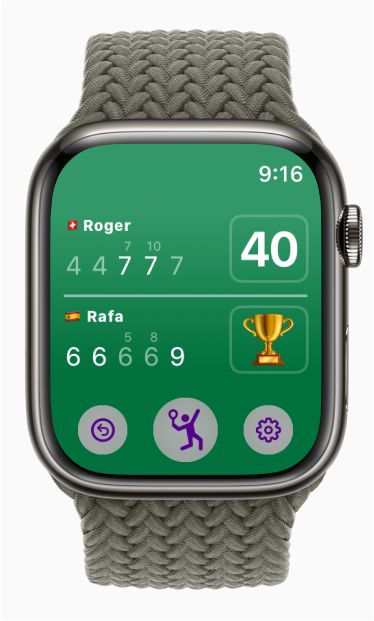 Match Point Tennis Score With Apple Watch